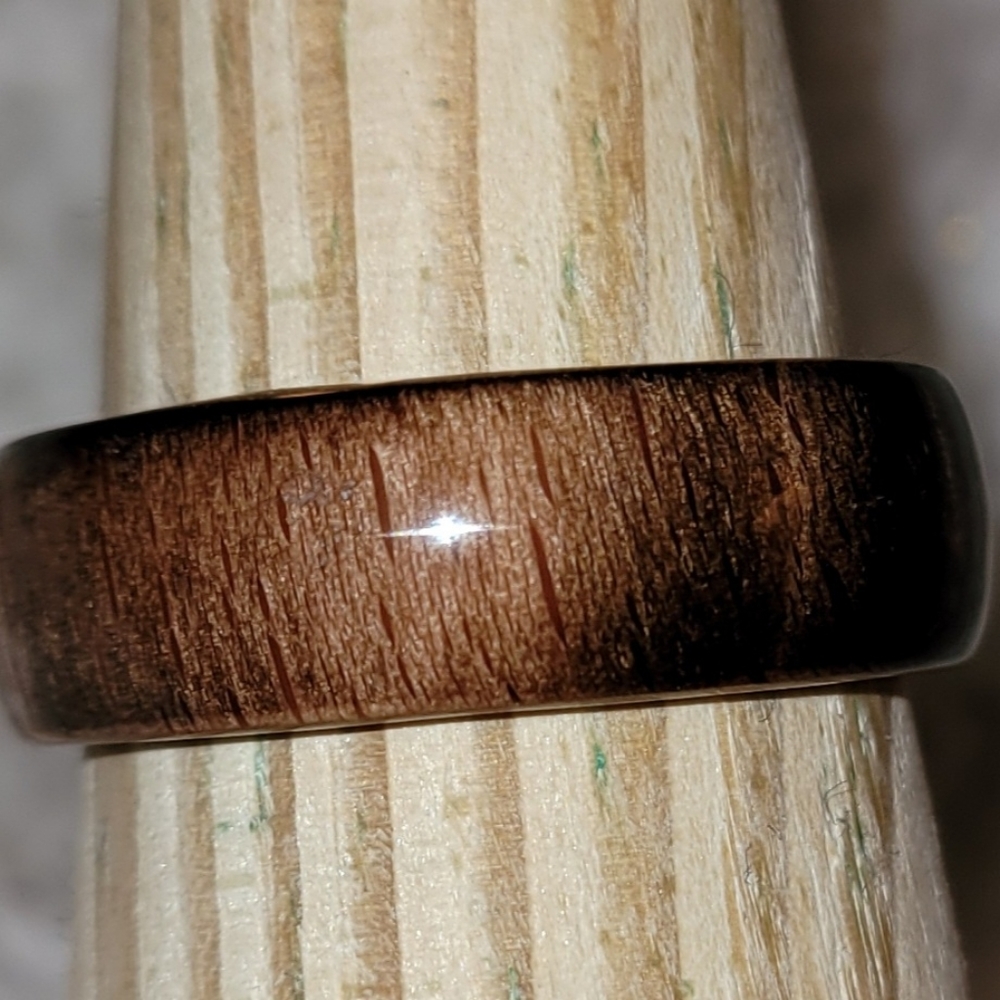 Custom handmade wood ring